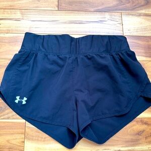 Under Armour Black Athletic Shorts Lightweight Performance